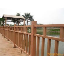 Высокое качество на открытом воздухе деревянное зерно WPC забор